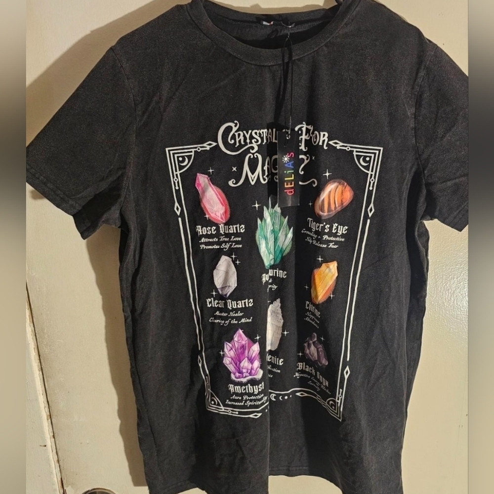 *SOLD* Dollskill x Delia's Crystal Girl Oversized Tee